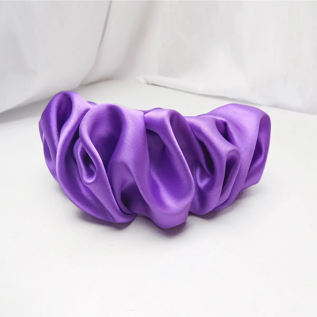 Soho Boho Studio Royal Purple Vintage Ruffle Hairband