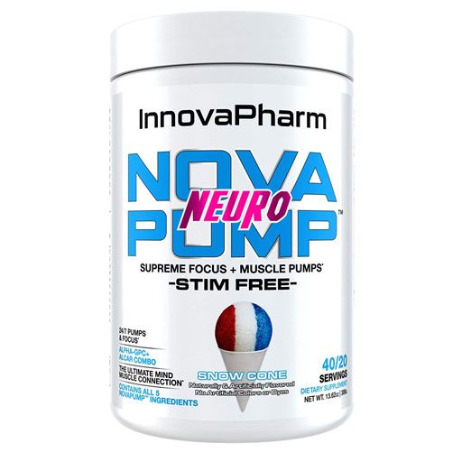 Novapump Neuro - Snow Cone - 20 Servings