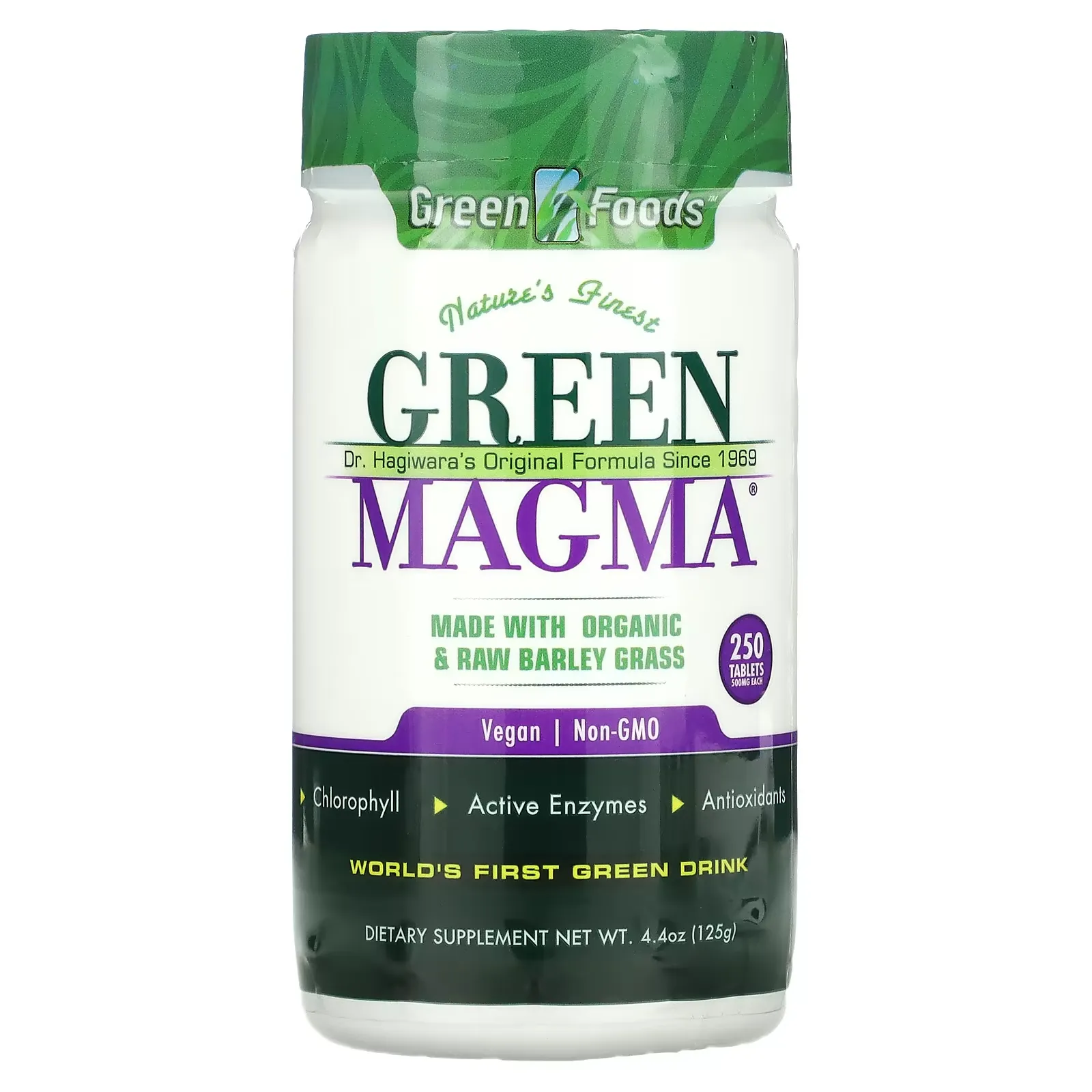 Green Magma, 250 Tablets, 4.4 oz (125 g)