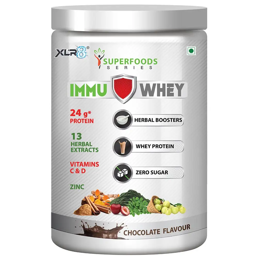 XLR8 ImmuWhey Whey Protein 24 g Protein,  330 g  Chocolate