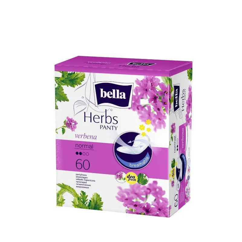 Bella Herbs Verbena Normal Breathable Normal Pantyliners