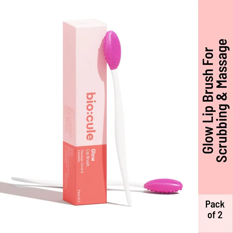 Biocule Glow Lip Brush For Lip Scrubbing, Exfoliation & Massage