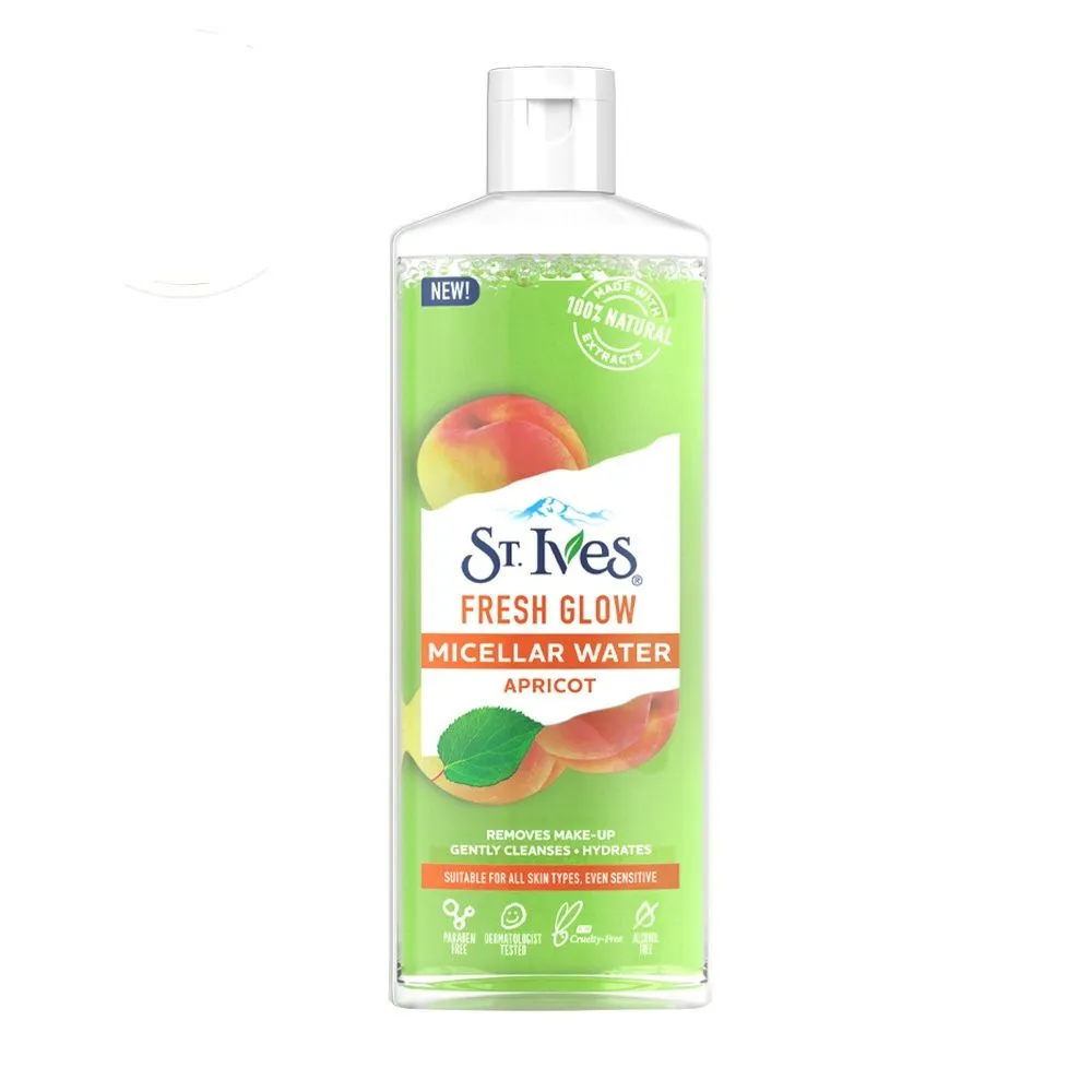 St. Ives Fresh Glow Apricot Micellar Water With 100% Natural Extracts