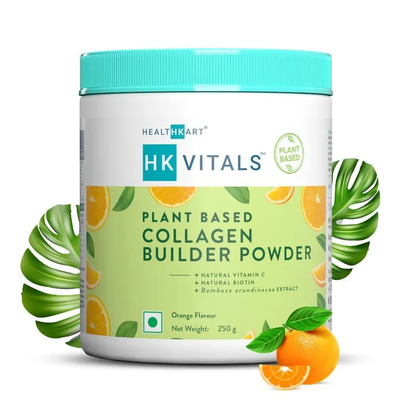 HealthKart Hk Vitals Plant Based Collagen Builder - Orange Flavour