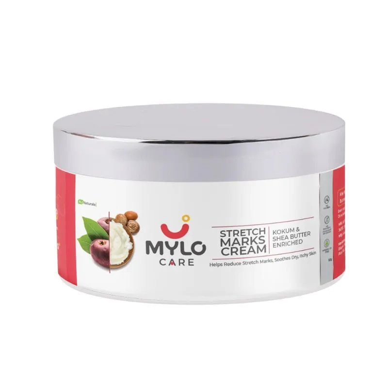 Mylo Care Stretch Marks Cream For Pregnancy With The Goodness Of Shea Butter And Saffron