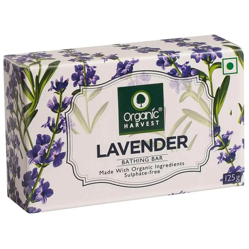 Organic Harvest Bathing Bar,  125 g  Lavender