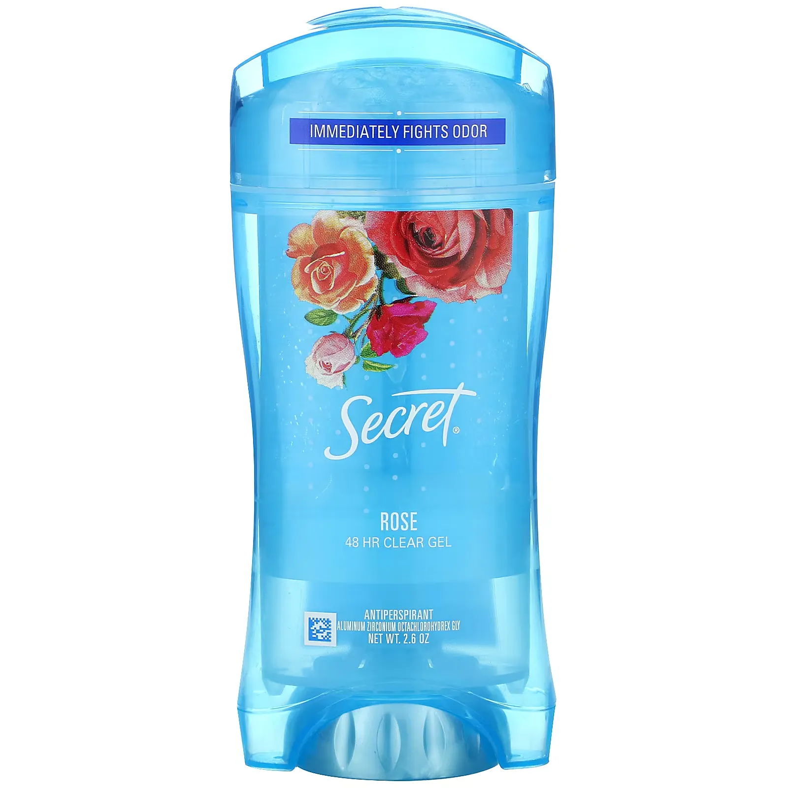 48 Hour Clear Gel Deodorant, Rose , 2.6 oz