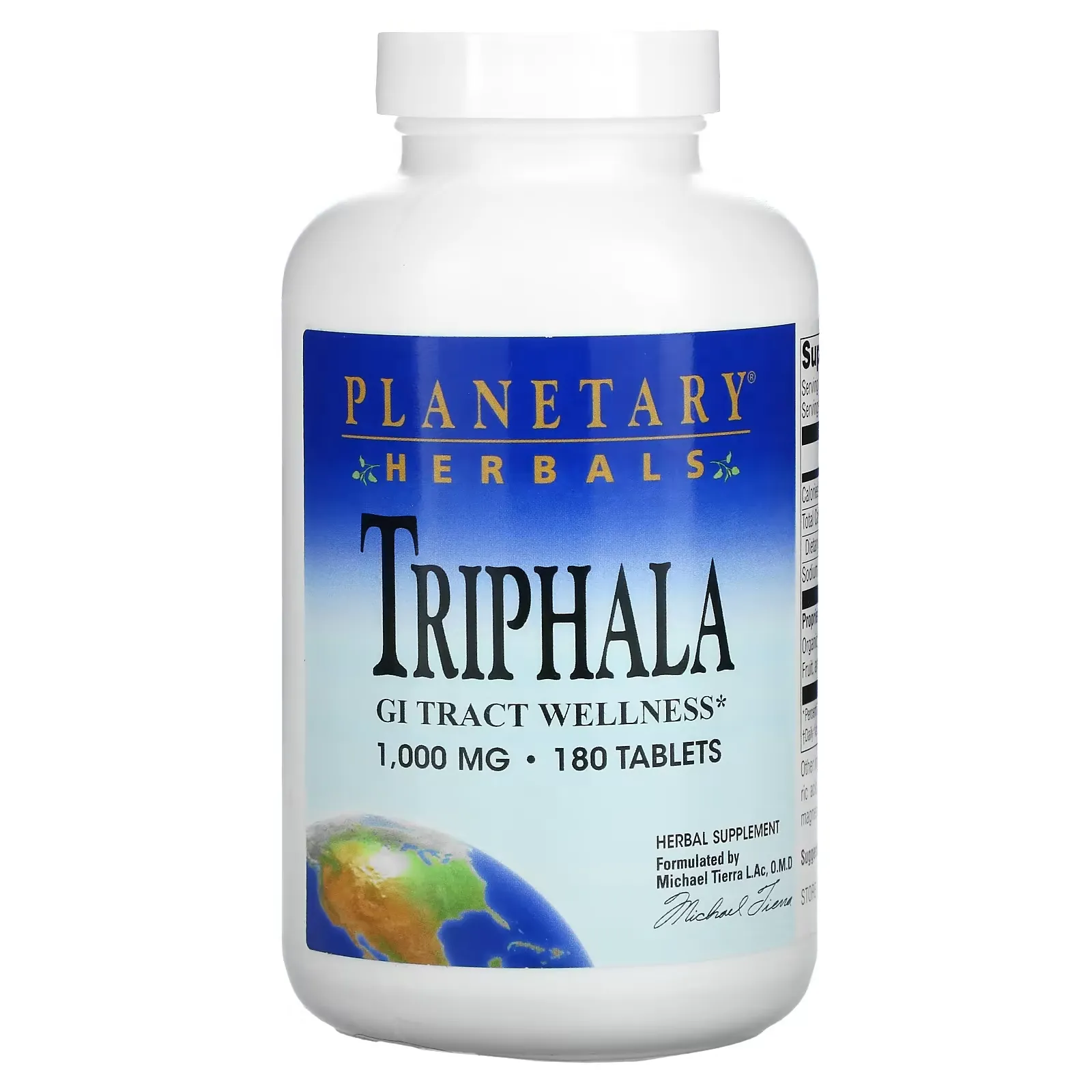 Triphala, GI Tract Wellness, 1,000 mg, 180 Tablets