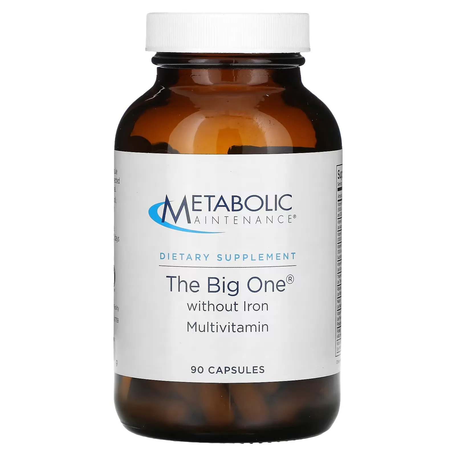 The Big One without Iron Multivitamin, 90 Capsules