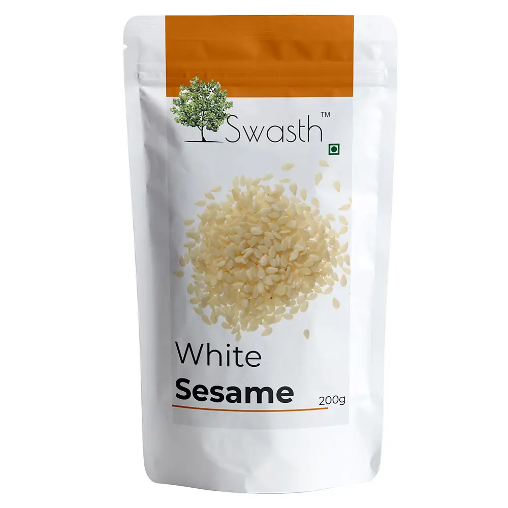 Swasth White Sesame Seeds,  Unflavoured  0.2 kg