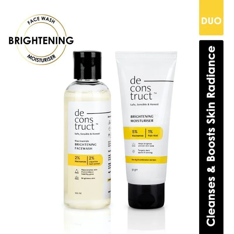 Deconstruct Daily Radiance Boosting Duo - Brightening Face Wash + Brighteniong Moisturizer