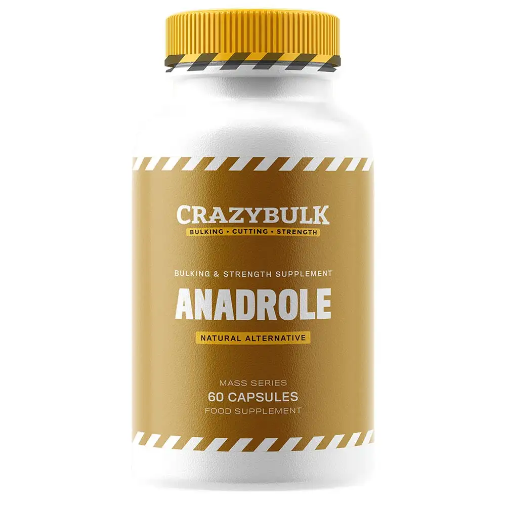 Crazybulk Anadrole Natural Alternative,  60 capsules  Unflavoured