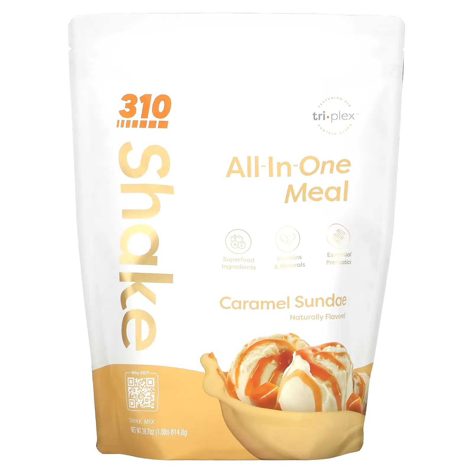 All-In-One Meal Shake, Caramel Sundae, 28.7 oz (814.8 g)