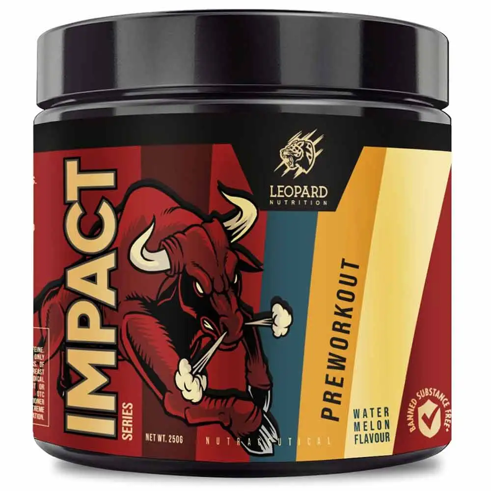 Leopard Nutrition Impact Pre Workout,  0.55 lb  Watermelon