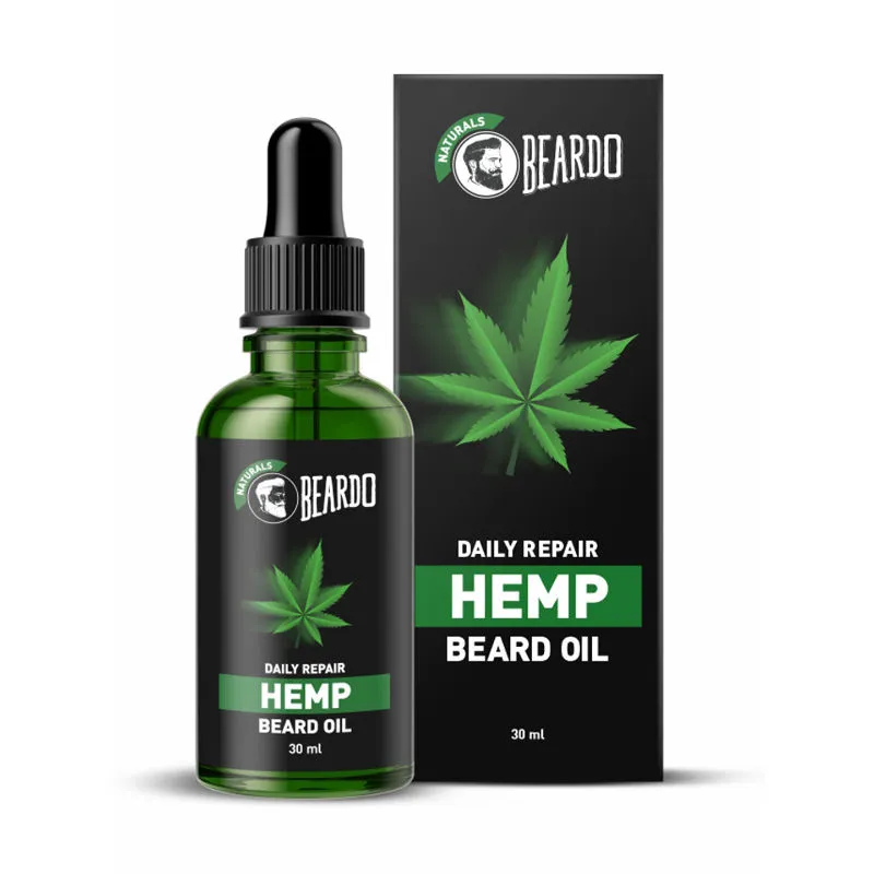 Beardo Daily Repair Hemp Beard Oil for Men | Non-Sticky, Light | Miracle of Hemp Seed Oil