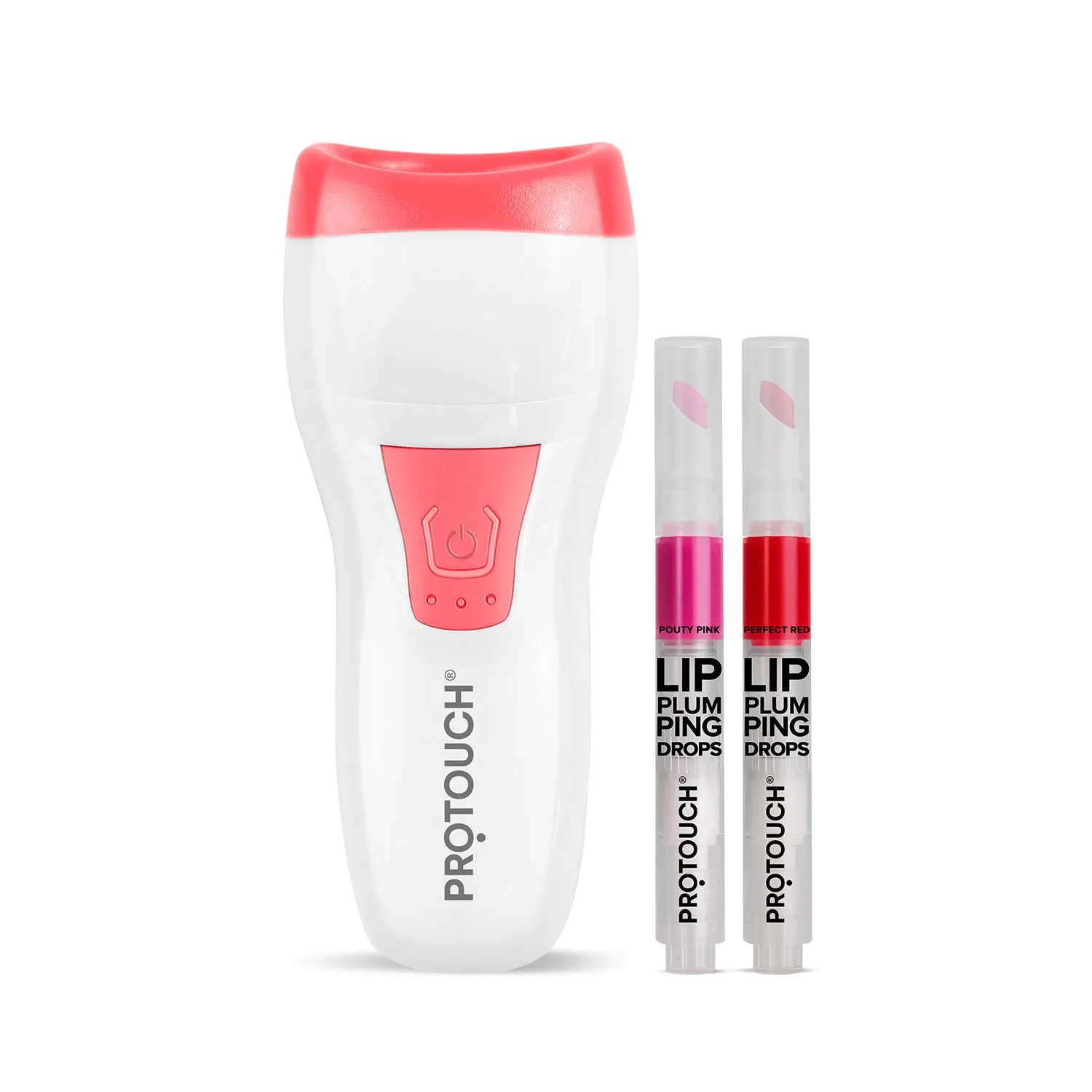 Protouch Lip Plumping Essential - Lip Device + Perfect Red & Pouty Pink