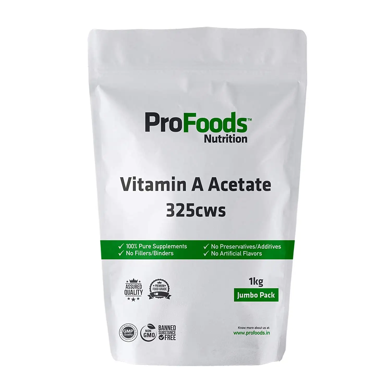 ProFoods Vitamin A Acetate 325cws Powder,  1 kg