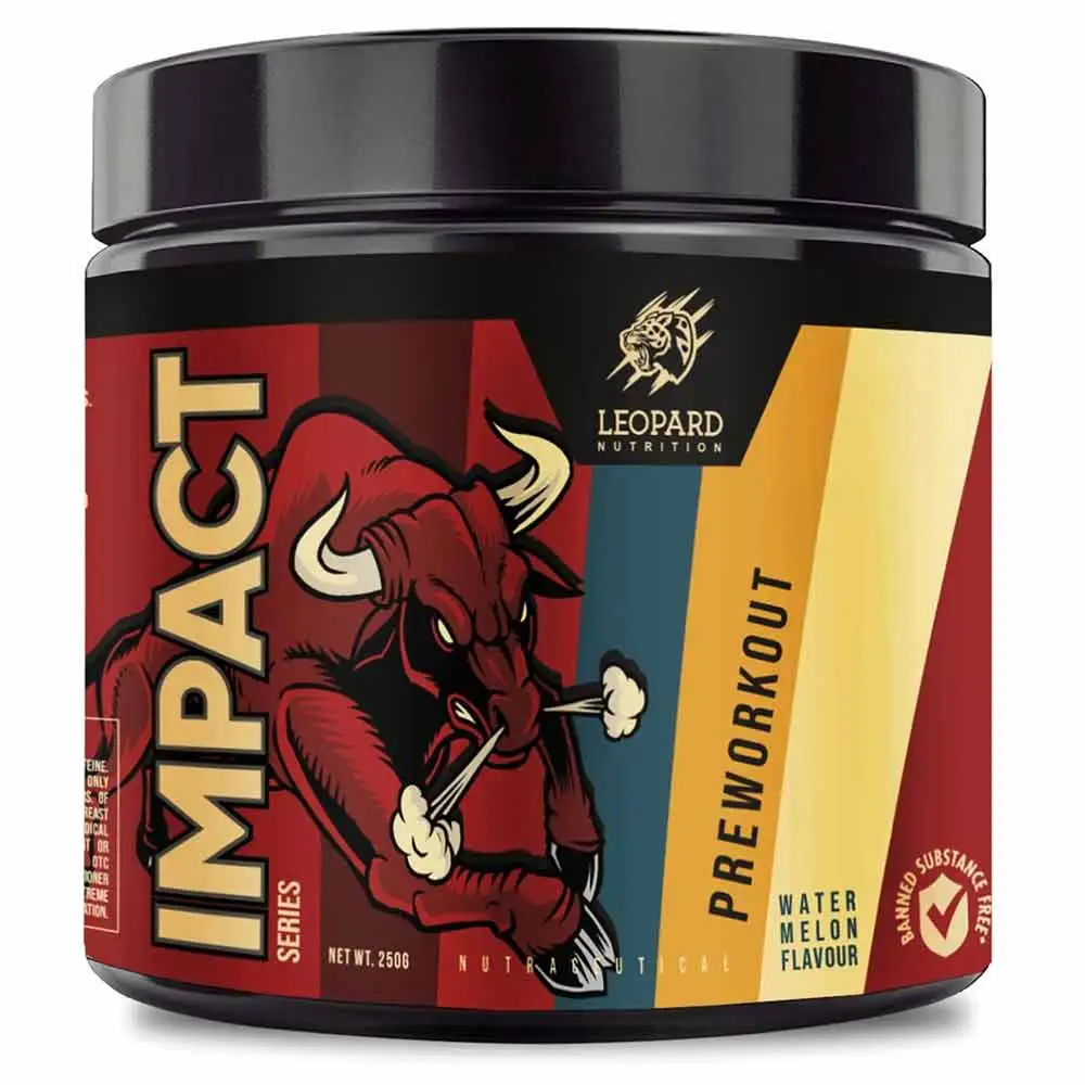 Leopard Nutrition Impact Pre Workout,  0.55 lb  Tropical Madness