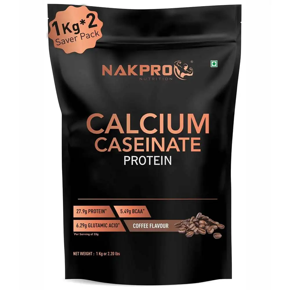 Nakpro Calcium Caseinate Protein,  2.2 lb  Coffee (Pack of 2)