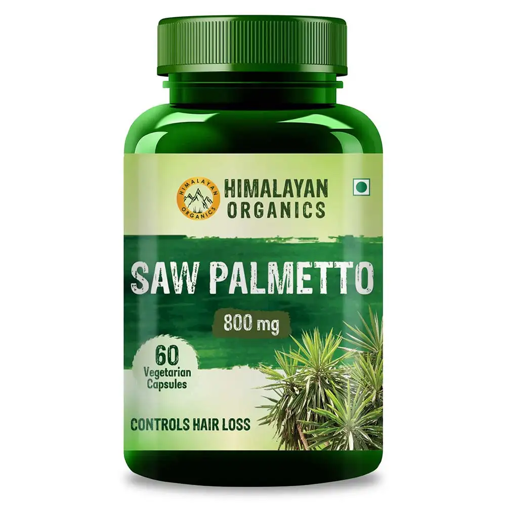 Himalayan Organics Saw Palmetto 800mg,  60 capsules