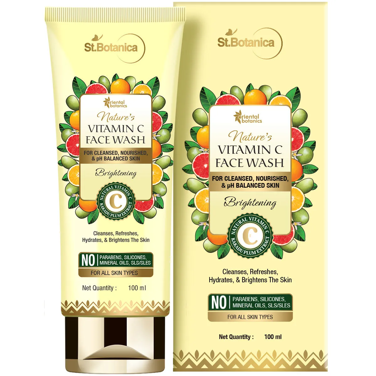 Oriental Botanics Nature's Vitamin C Brightening Face Wash