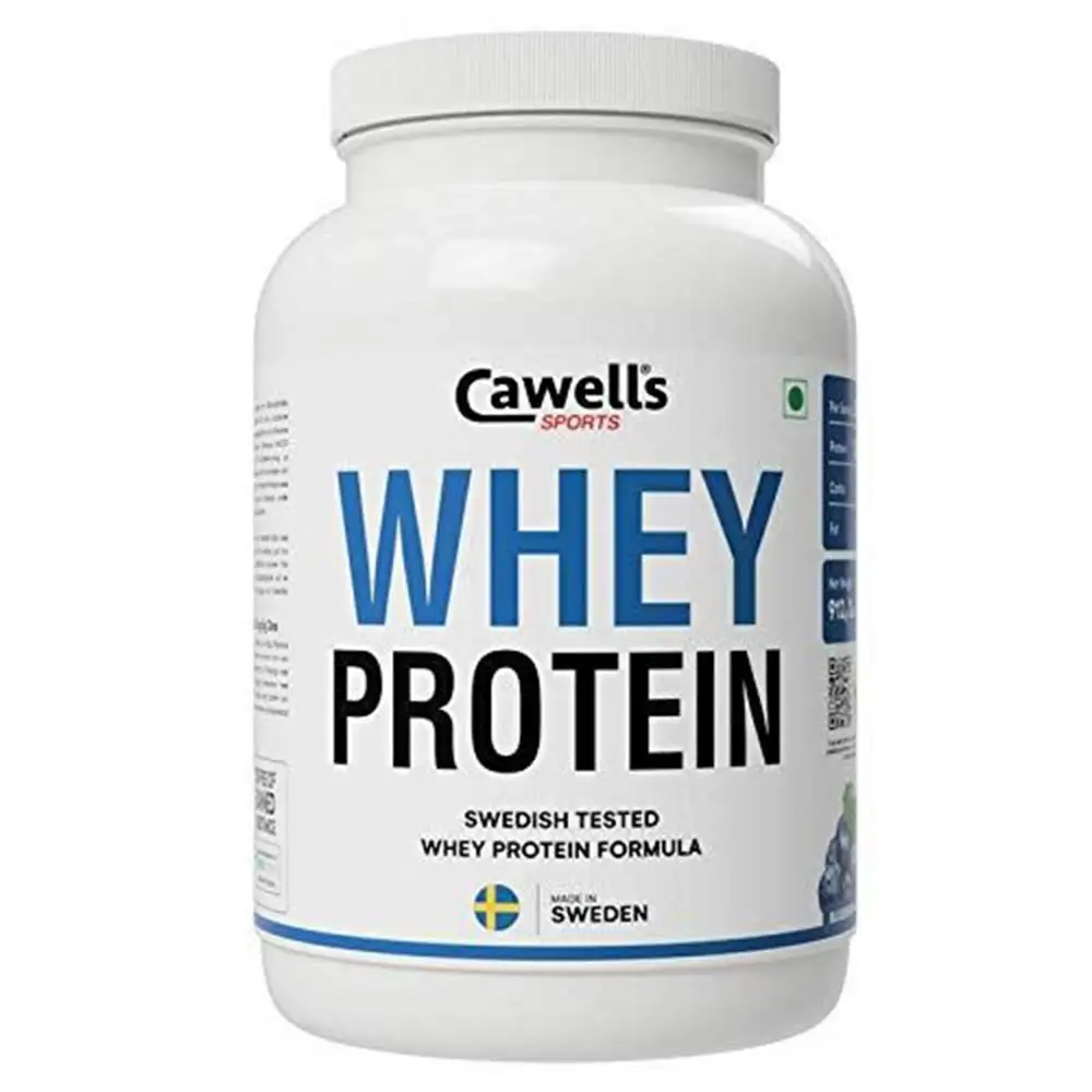 Cawells Sports Whey Protein,  2.01 lb  Blueberry-Vanilla