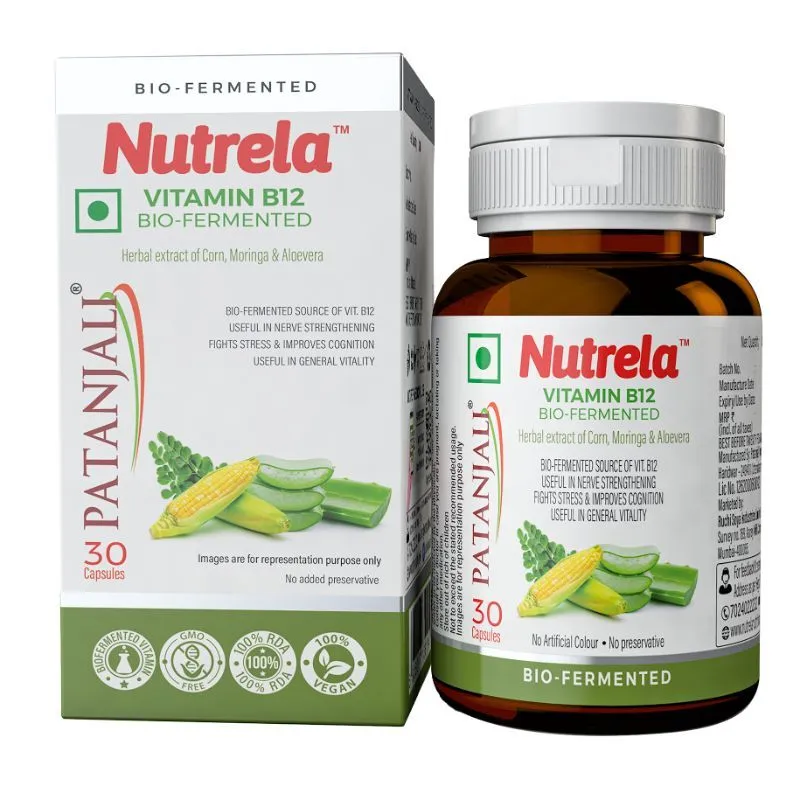 Nutrela Vitamin B12 Natural Capsules