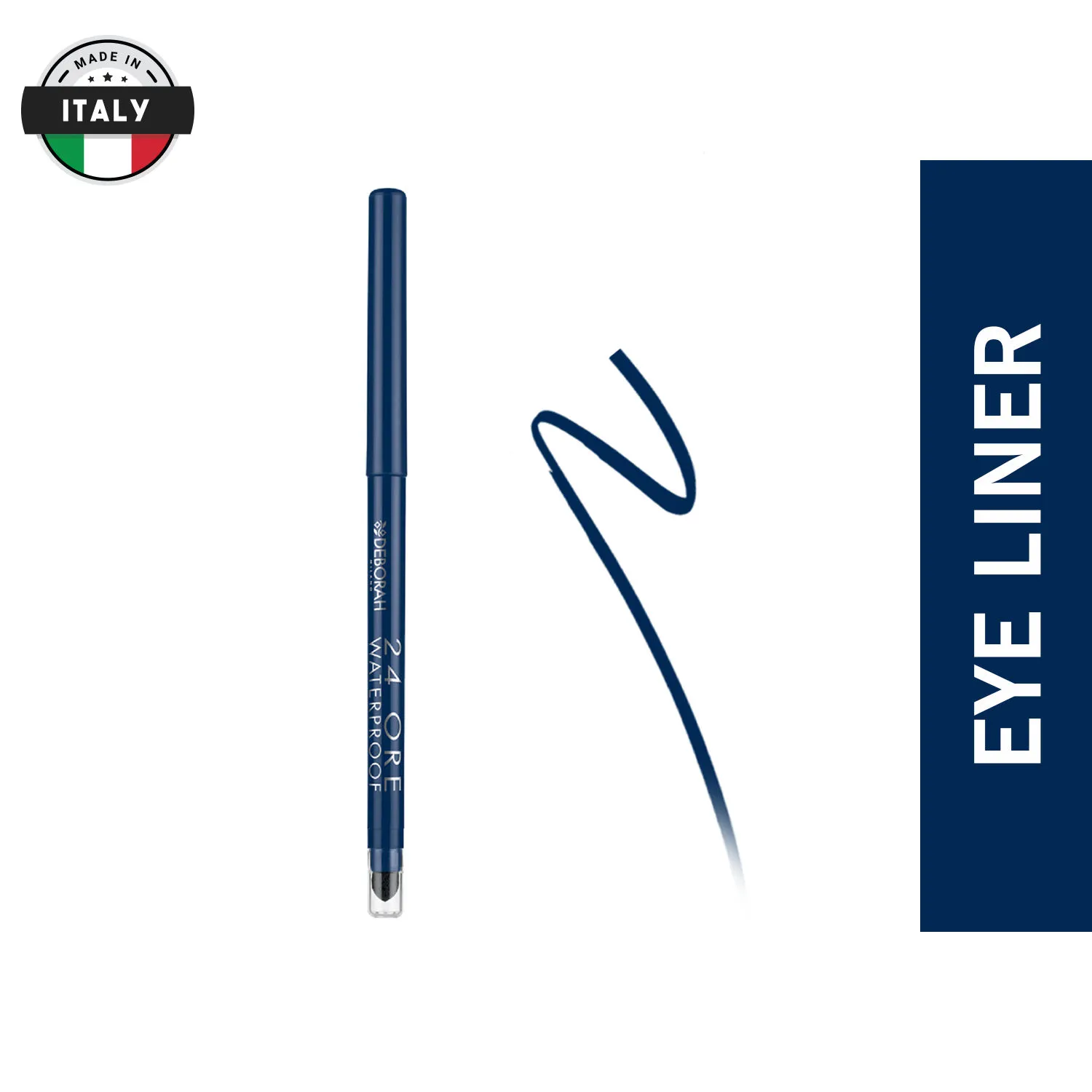 Deborah 24Ore Waterproof Eye Pencil - 4 Blue