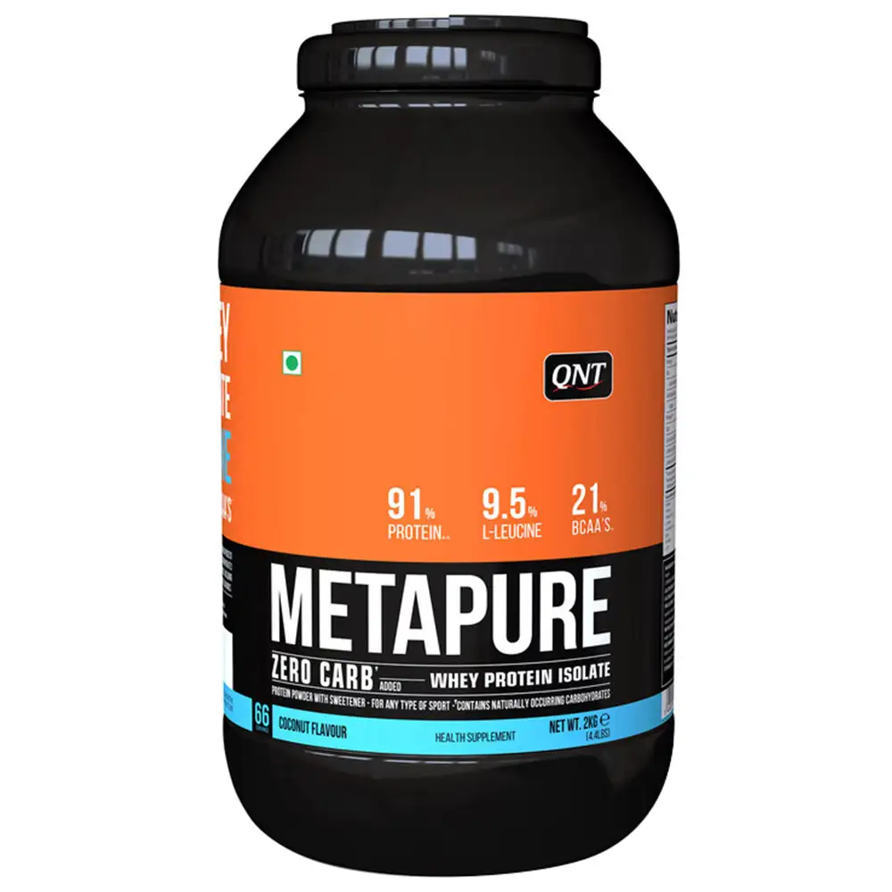 QNT Metapure Zero Carb Whey Protein Isolate,  4.4 lb  Coconut