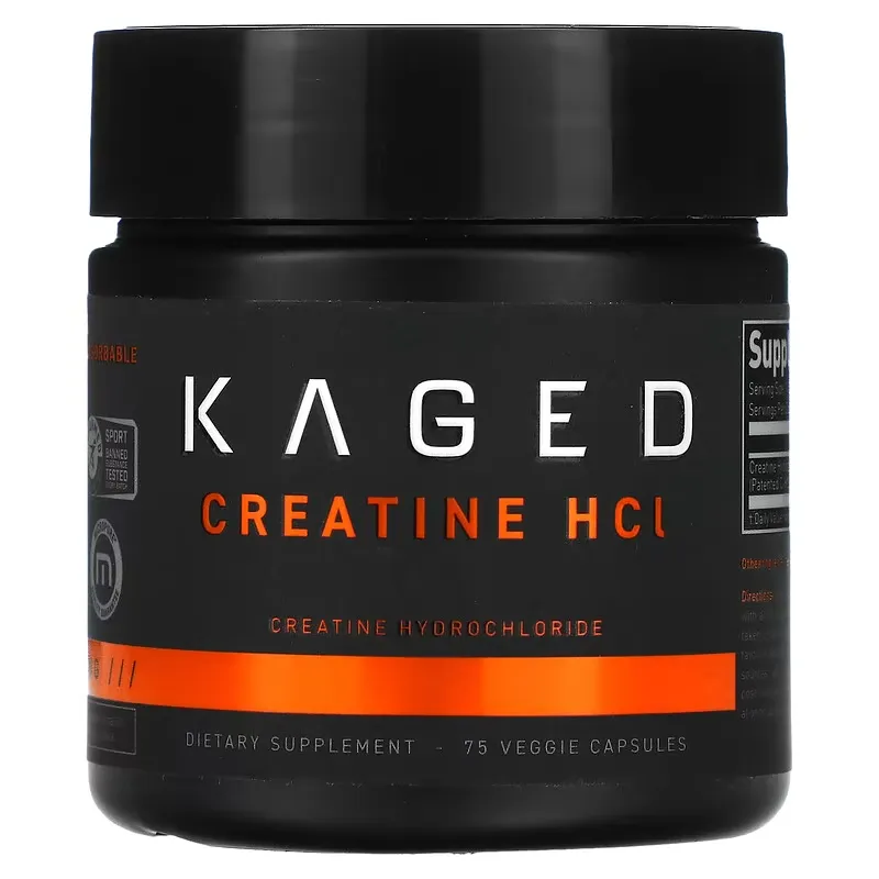 Creatine HCl, 75 Veggie Capsules