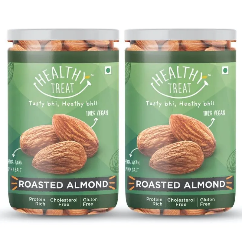 Healthy Treat Roasted California Almond - Pack Of 2