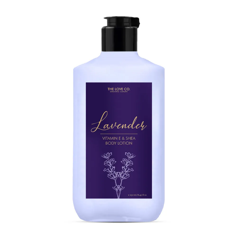 The Love Co. Body Lotion - Lavender Body Moisturizer for Dry Skin