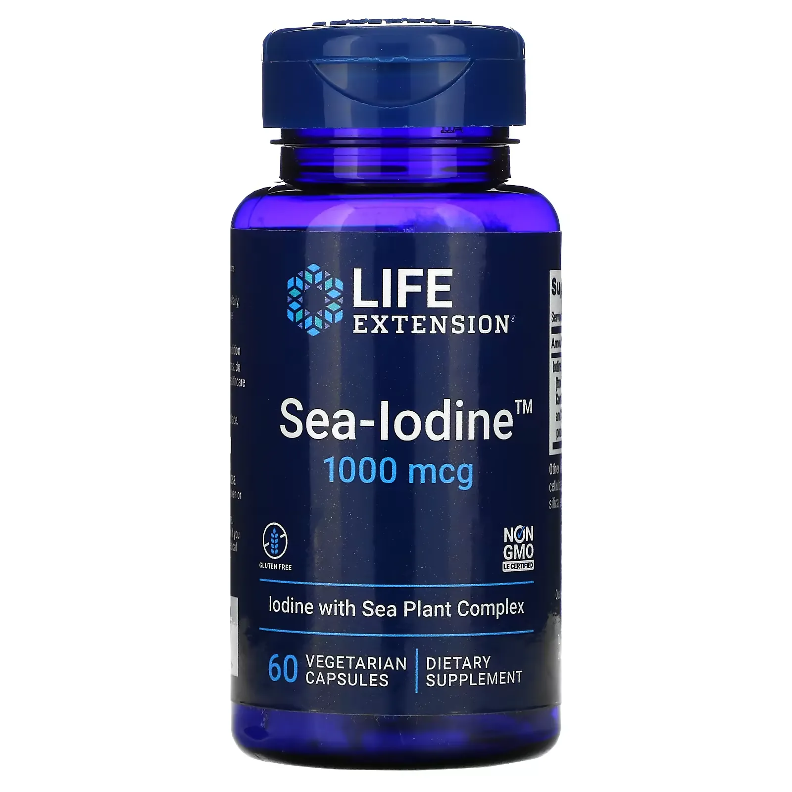 Sea-Iodine, 1,000 mcg, 60 Vegetarian Capsules