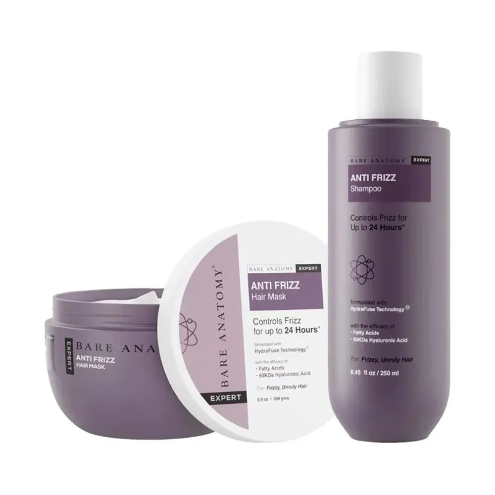 Bare Anatomy Expert Anti-frizz Hair Mask & Shampoo Combo