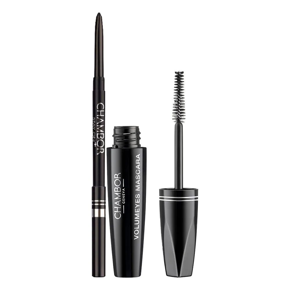 Chambor Stay-on Kohl & Volumeyes Mascara Combo