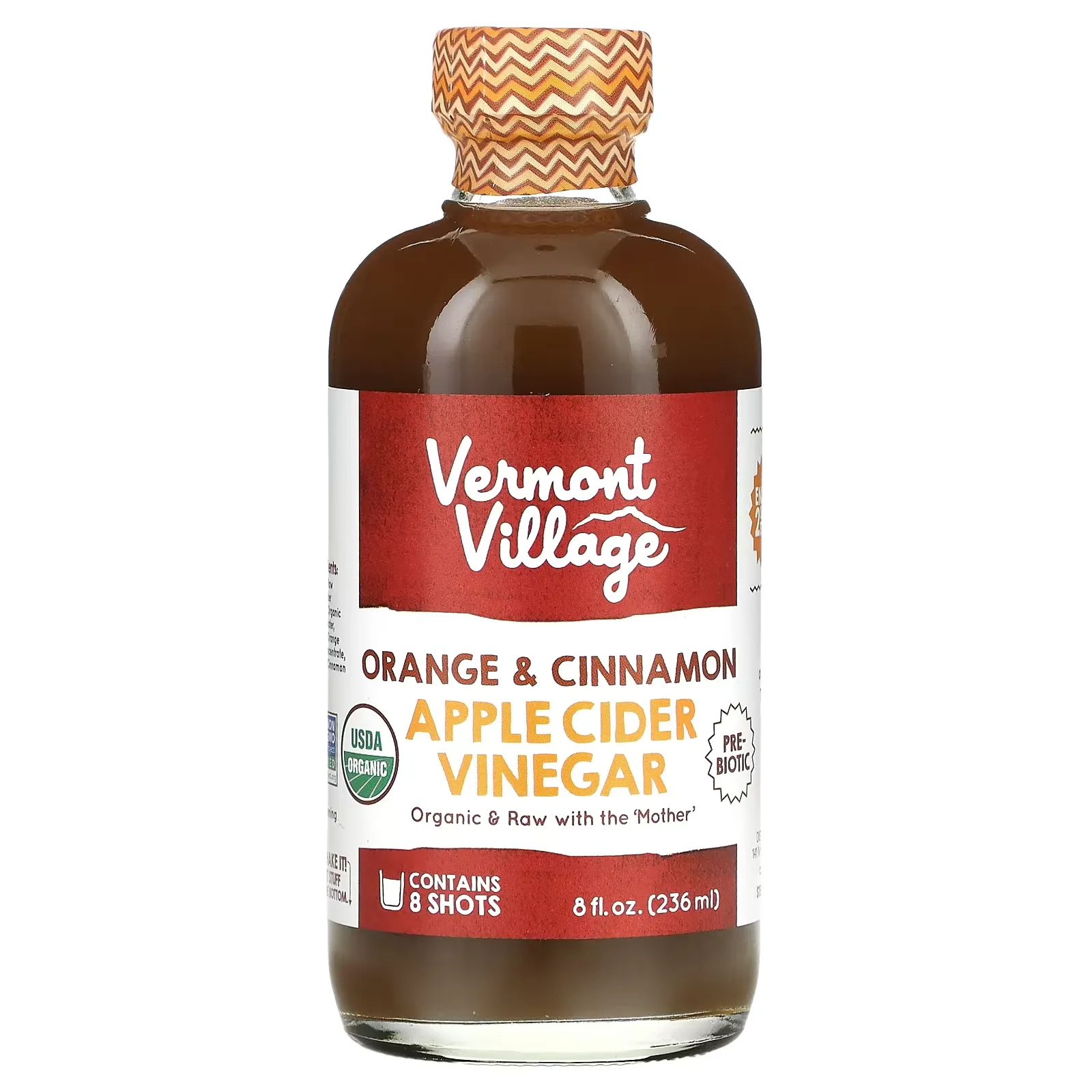 Apple Cider Vinegar, Orange & Cinnamon, 8 fl oz (236 ml)