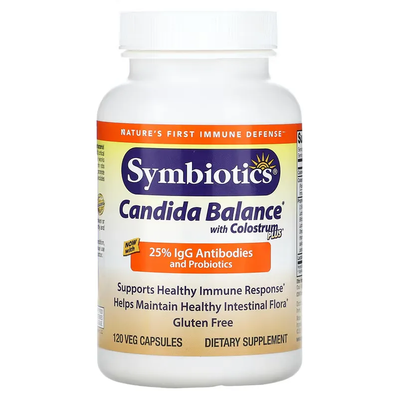 Candida Balance with Colostrum Plus, 120 Veg Capsules