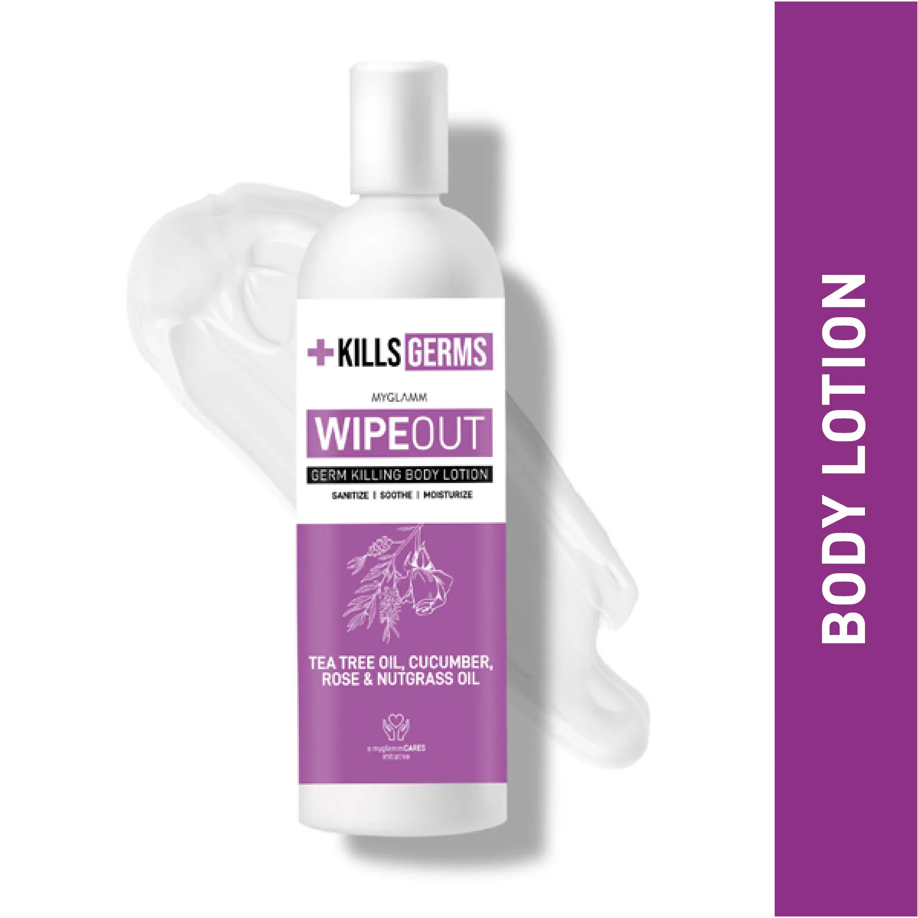 MyGlamm WIPEOUT Germ Killing Body Lotion