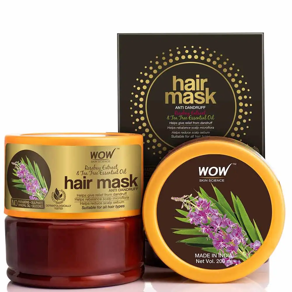 WOW Skin Science Anti Dandruff Hair Mask,  200 ml  for All Hair Types