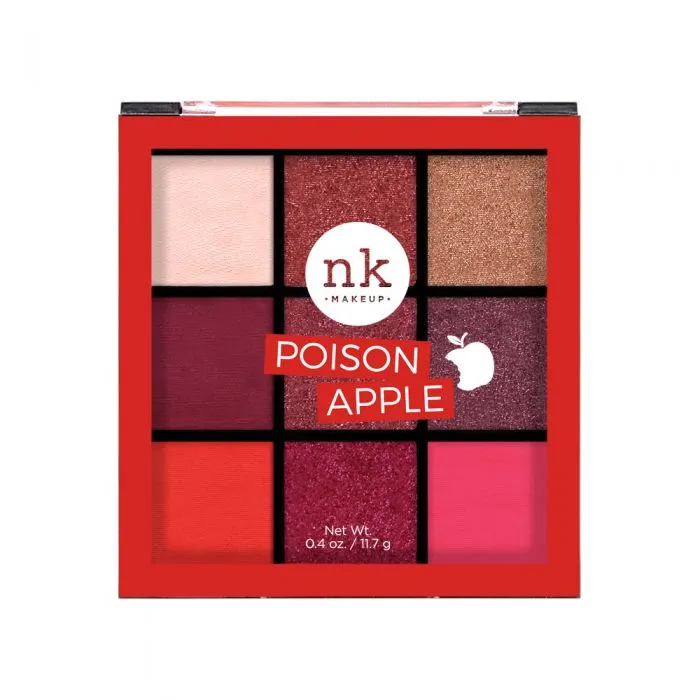 Nicka K Nine Color Eyeshadow Palette - Poison Apple