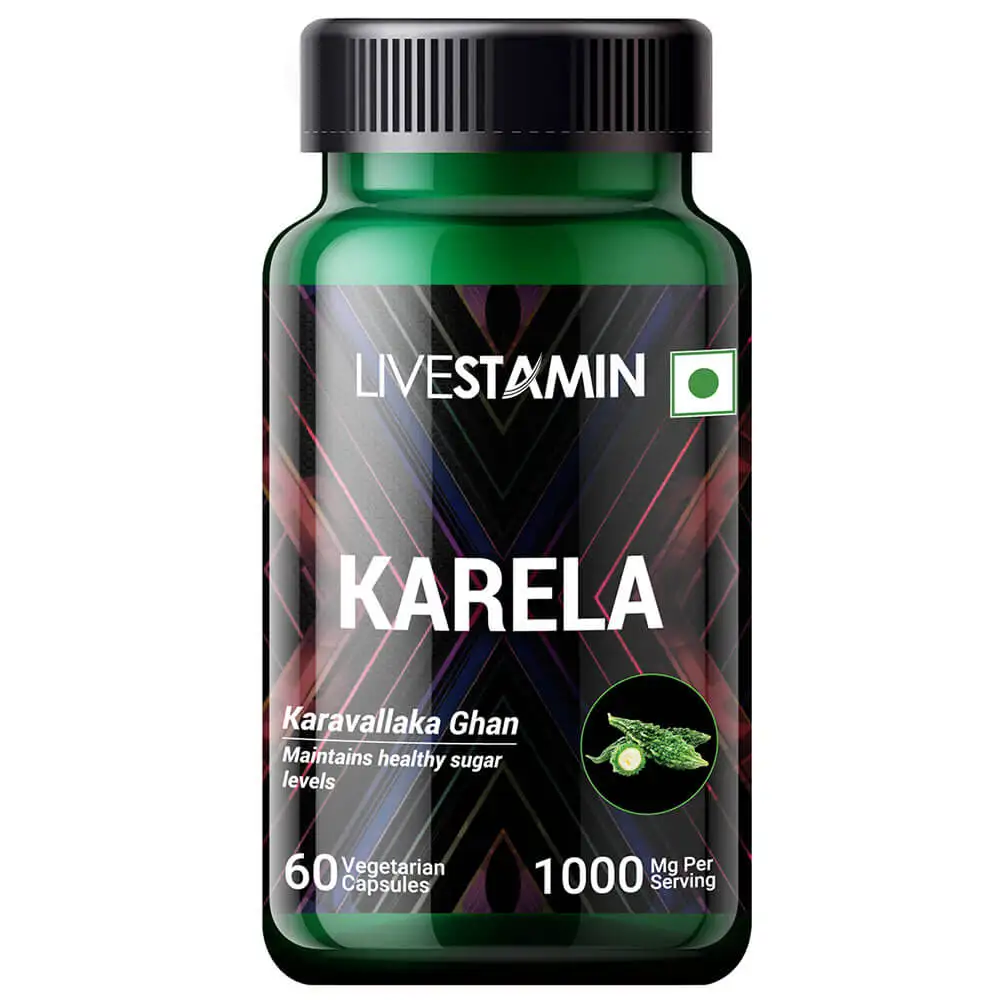 Livestamin Karela,  60 capsules