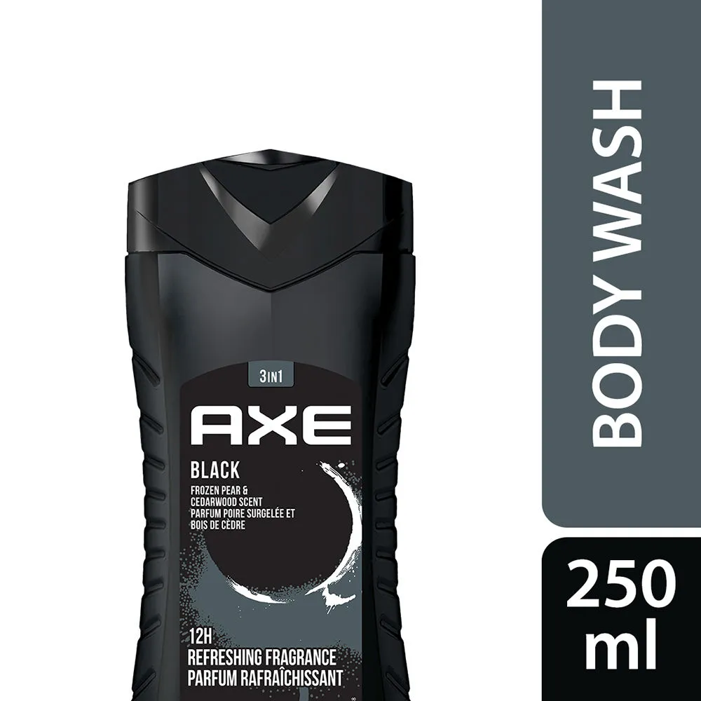 Axe Black 3 In 1 Body, Face & Hair Wash For Men