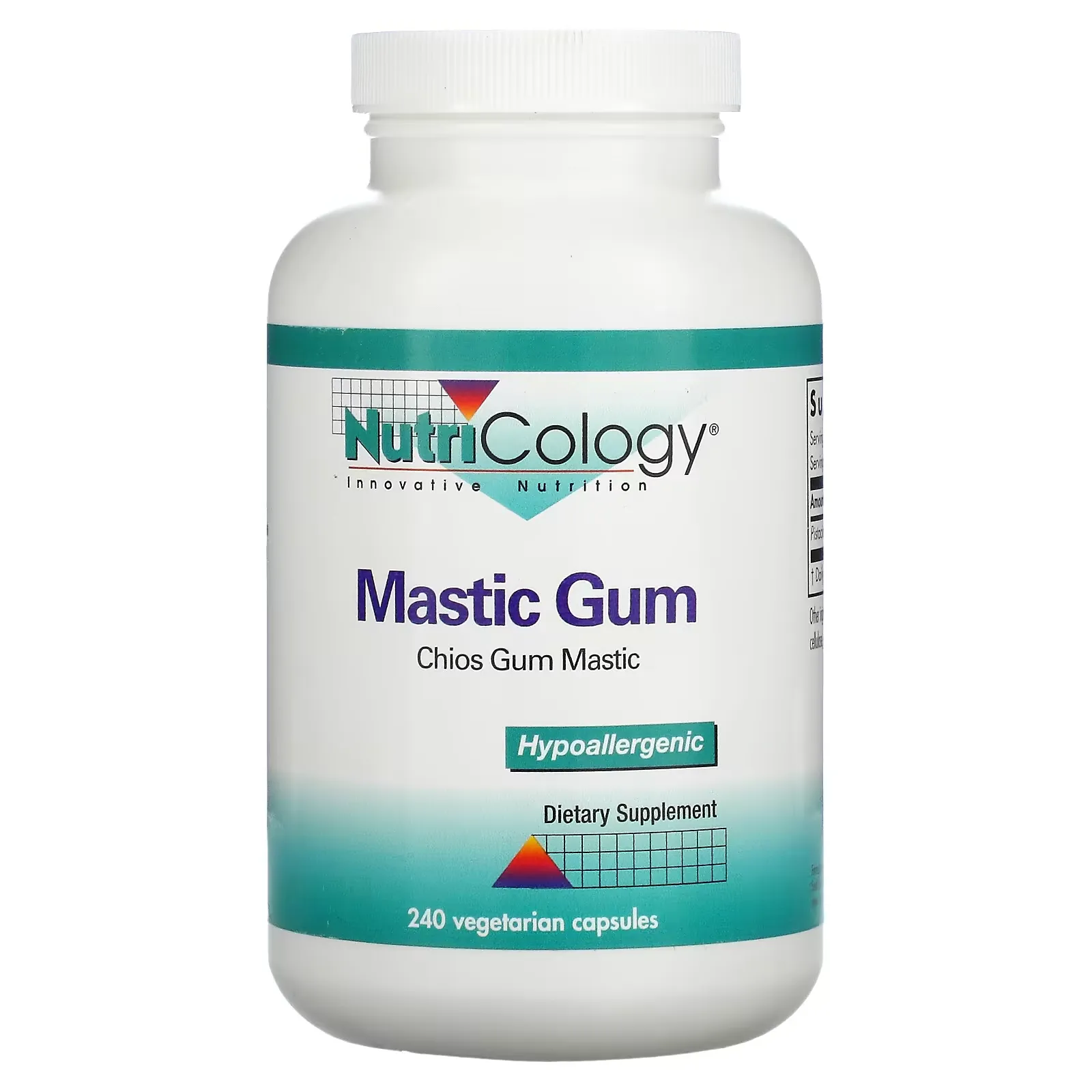 Mastic Gum, 240 Vegetarian Capsules