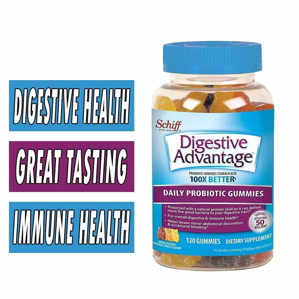 Schiff Digestive Advantage - 120 Gummies