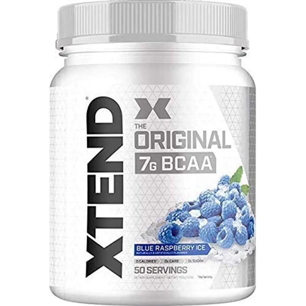 Scivation Xtend BCAA (Intra Workout Catalyst),  1.54 lb  50 Servings  Blue Raspberry Ice