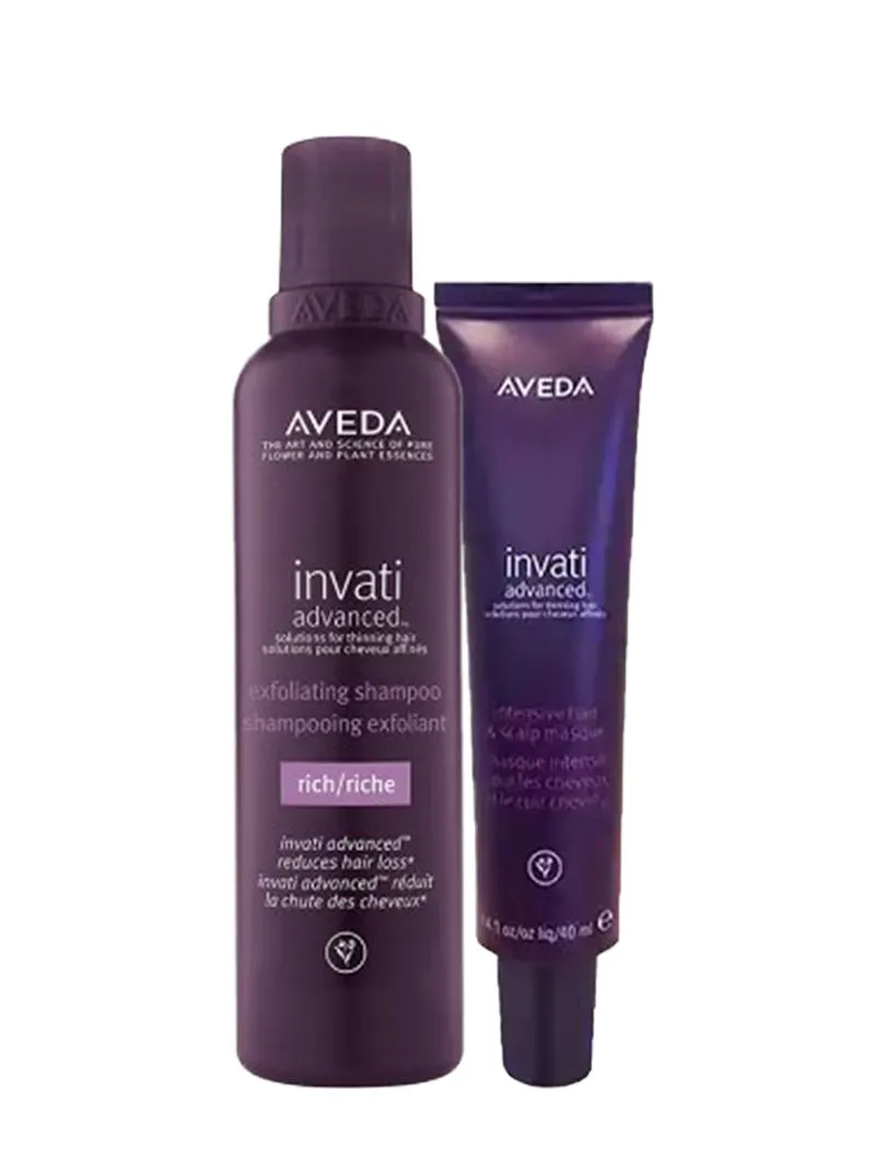 Aveda Invati Advanced Exfoliating Shampoo & Intensive Hair & Scalp Masque