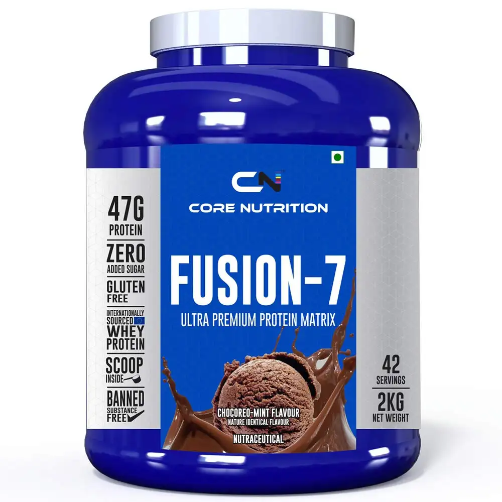 Core Nutrition Fusion-7 Ultra Premium Protein Matrix,  4.4 lb  Chocoreo-Mint