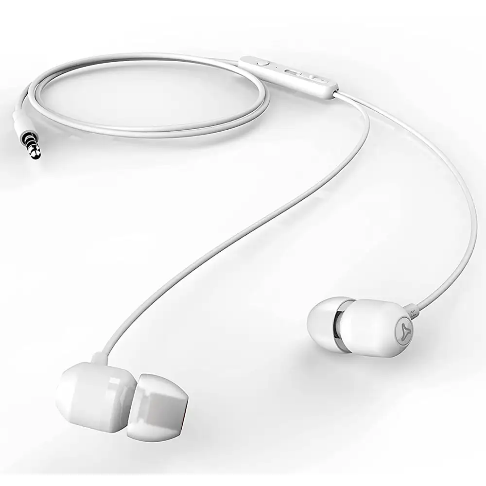 Syska HE910 Wired Earphones,  White