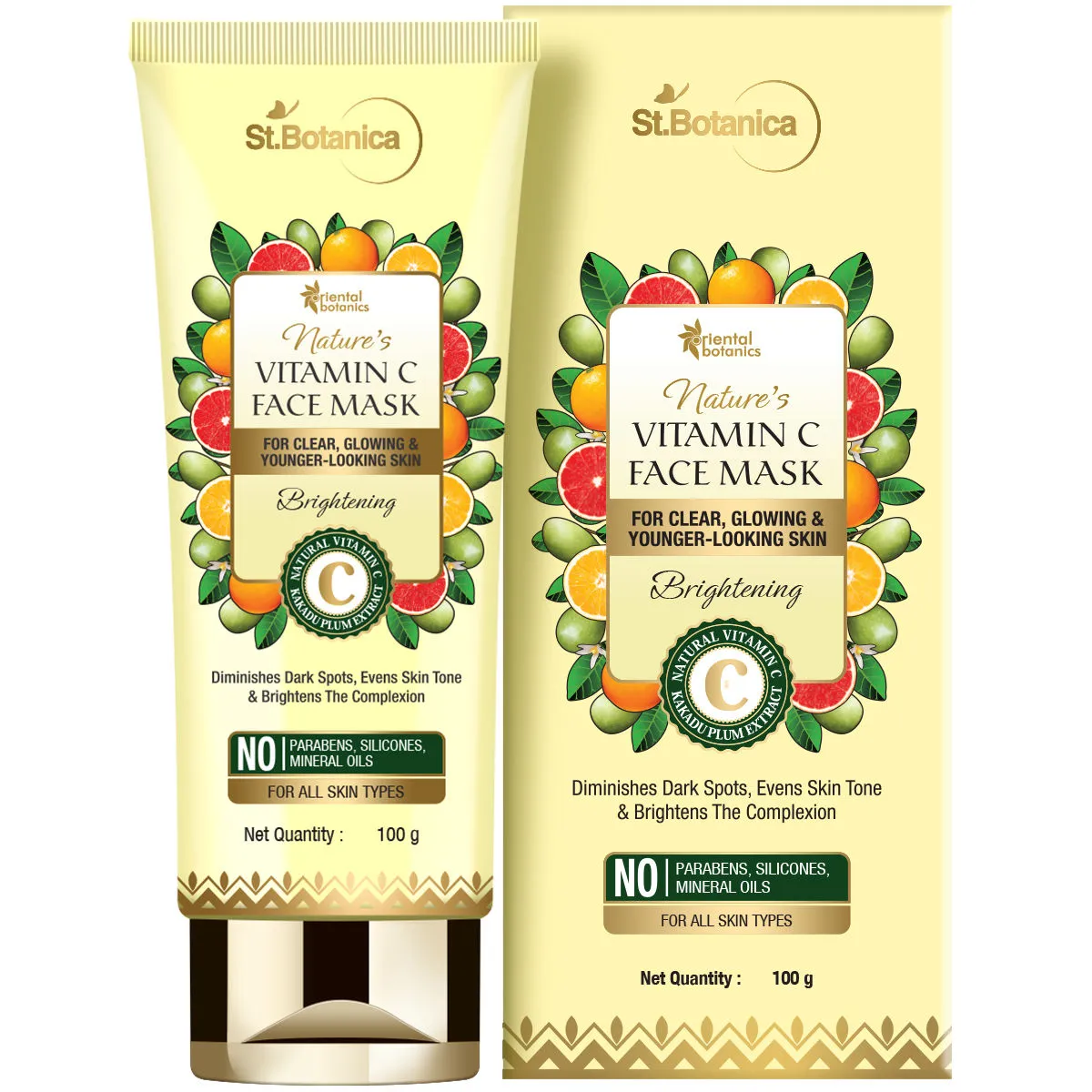 Oriental Botanics Nature's Vitamin C Brightening Face Mask