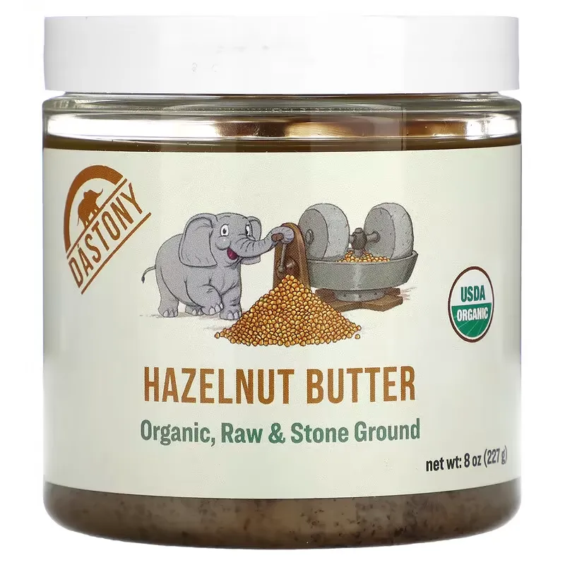 Organic Hazelnut Butter, 8 oz (227 g)